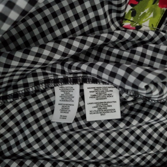 Jones New York checkered shirt / blouse NWT - Picture 7 of 7